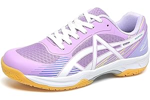 NGARY Women's Pickleball Shoes Non-Slip Breathable Indoor Court Shoes Indoor Outdoor Racketball Squash Volleyball Sneaker