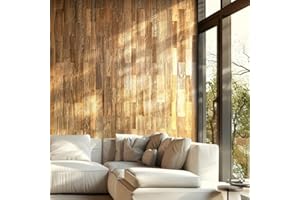 Wooden Wall Design Okładzina ścienna z drewna z odzysku, panele ścienne z naturalnego drewna vintage, model Amber Mini, (1 m²)