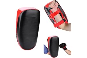 Muay thai boxning kicking curve pad hand fötter mål slå träningsskylt