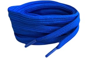 Smart Laces 120cm/47 Long Coloured Flat Trainer Shoe laces ideal replacement laces for adults or kids Trainers sneakers athletic shoes Sports Football Rugby boots Shoe Laces Shoelaces