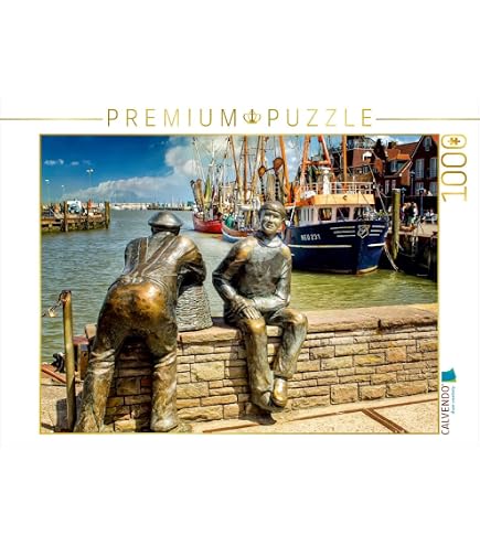 CALVENDO Puzzle 'Der Alte Hafen Carolinensiel' – 1000 Teile, 64x48 Cm, Premium Qualität