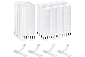 Hanyousheng 36 Paires (72 Bandes) Languettes Accroches Tableaux, Accroche Tableau sans Percer, Fixation Murale sans Percer, pour Cadres Photos, Horloges Murales, Miroirs Muraux et Plus encore, 20*92mm