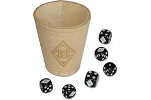 TEEPE 29266 – Borussia Mönchengladbach Dice Cup with 6 Cube