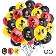 30PCS Classic Mouse Theme Birthday Balloons Set for Kids' Party - Latex Arch Pack for Boys and Girls Fans