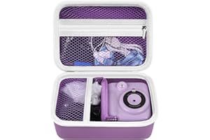 Againmore Kinder Kamera Tasche Kompatibel mit GREENKINDER/for Uleway/for Gofunly/for NUOTUN Digital Kamera. Sofortbildkamera Aufbewahrungsbox (nur Tasche) (lila)