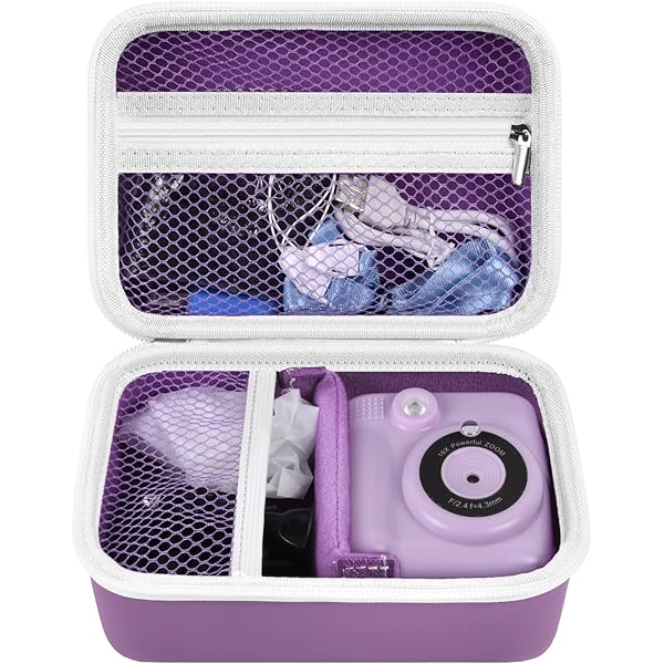 Leayjeen - Funda Para Cámara Instantánea Infantil Compatible Con GREENKINDER /CAMCLID/Gofunly Y Papel De Impresión, Regalos Juguetes Para Niños De Navidad (solo Estuche), Azul, Medium, Modern