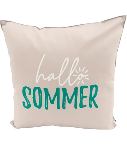 Sommer-Kissenbezüge Im Büffelkaro-Muster – 45,7x45,7 Cm, Gelb, Für Indoor & Outdoor
