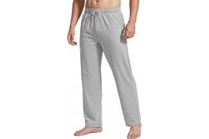 PINSPARK Joggingbyxor för män, bomull, sportbyxor, lätta sweatpants elastisk midja med dragsko, träningsbyxor med fickor, yog