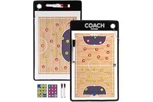 RoseFlower Pizarra Entrenador Futbol Sala, Pizarra Magnetica Futsal Futbol, Pizarra Futsal Futbol Sala con Imanes Lapiceros, Carpeta Tactica Pizarra Tactica Futbol Sala para Entrenadores y Arbitros