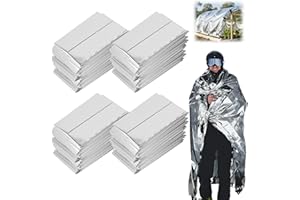 XUENIU 4PCS Plant Growth Mylar Films High Reflective Mylar Film Silver 210 x 130cm Emergency Foil Cover Survival Thermal Blanket for Outdoors Hiking First Aid Greenhouse and Garden Planting Accessory