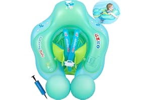 HONGCI Salvagente con Mutandina,Anello di Nuoto per Neonati con la sedia molle di sicurezza,Galleggiante Regolabile Gonfiabile Del Bambino Dell'anello Di Nuoto Del Bambino Per