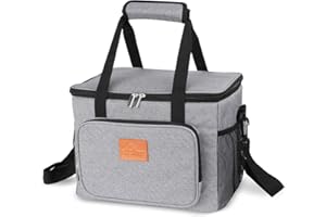 ‎ANSTORE Anstore, isolierte Kühltasche, 15 l, 24 Dosen, auslaufsicher, weiche Kühltasche mit verstellbarem Schultergurt, für Outdoor, Camping, Grillen, Reisen
