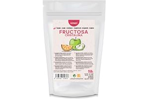 ECO WASSY Natürliche Fruktose in Premiumqualität | 100% reines Fruktosepulver (kristallin) | Kohlenhydratergänzungsmittel mit niedrigem glykämischen Index | GVO-frei, vegan, glutenfrei. (950Gr)