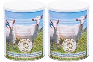 BLAUER PLANET Polvere di latte intero di capra dorata caprina, 2 pezzi (2 x 400g)