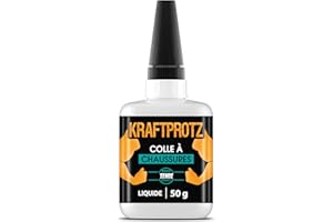 ARKA 50 g Schuhkleber extra stark - Transparent - Inkl. Anti-Austrocknungs-Spitze - KRAFTPROTZ