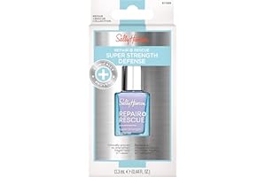 Sally Hansen, Repair + Rescue Super Strength Defense, Smalto Rinforzante Arricchito con Ametista per Unghie Fragili - 13ml