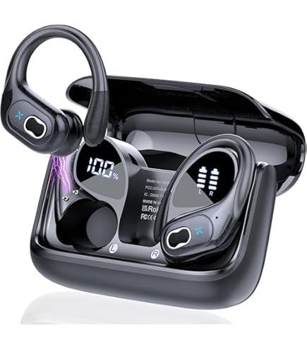 Auriculares Qxufv Auriculares Deportivos Bluetooth Oreja Abierta