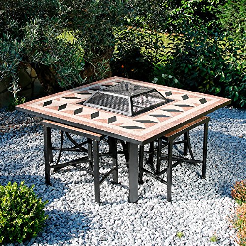 Mosaik-Grill-Sitzgruppe - 5