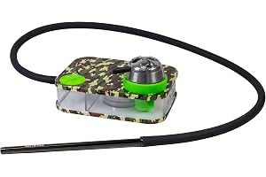 SHISTAR Outdoor Shisha "flat" kamouflage grön 1 st