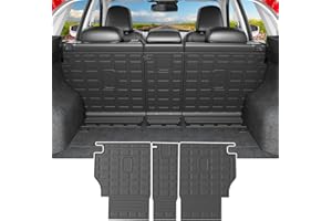 powoq Fit 2017-2022 Mazda CX-5 Cargo Liner Car Trunk Mat TPE Back Seat Protector for 2017 2018 2019 2020 2021 2022 Mazda CX-5 Accessories (Rear Backrest Mat)