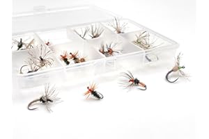 DRAGONTAIL TENKARA Brent's Favorite Tenkara Kebari Combo (24 Fliegen)