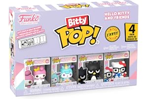 Funko Bitty Pop! Sanrio - My Melody - 4 st en överraskning mystisk minifigur - 0,9 tum (2,2 cm) - Hello Kitty Collection - St