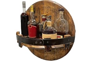 JACKANNA Vintage mini bar vinställ vägg trä flaskhylla flaskor förvaring hylla barskåp väggmontering för kök sprit skåp levande och köksdekor