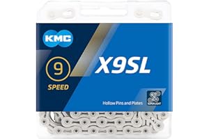 KMC Unisex - Erwachsene X9SL Ti-N X9 SL 9-Fach Kette