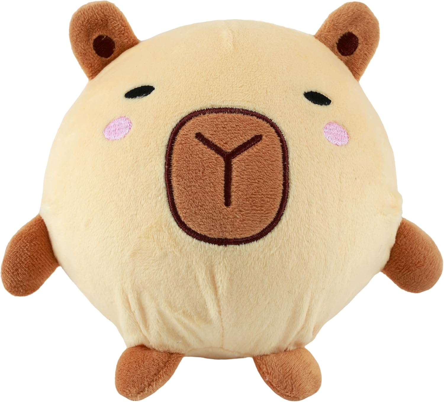 I-TOTAL® - Cojín Suave Squishy de Espuma Viscoelástica con 14 cm de Diámetro, Almohada Squishy (Capybara)