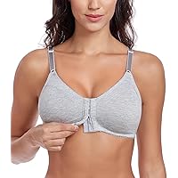 Reggiseno sostenitivo senza ferretto con design a pois e coppa C-F, rosa | Ulla Popken