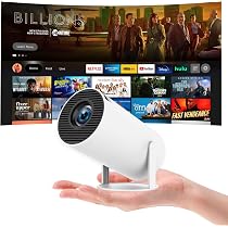 Mini Projecteur 4K Portable Android 11 - HY300Pro2, WiFi 6, 1080P, Rotation 180°