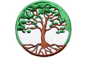 TOPT CELTE Badge Arbre de Vie Signature Celtique Breton Viking Rune 6 cm