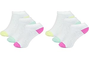 SOCKSVILLE Kids 6 Pairs Trainer Socks | Unisex | Black, White Heel Toe | Indoor/Outdoor Sports, Running, Athletic | Home, School, PE, Everyday Kids Socks |Comfort Soft, Durable & Quick Drying | Size 9-12