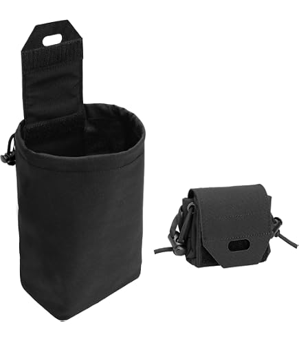 Pochette De Ceinture Double Poche Pour Gants – Nylon, Compatible Ceinture Jusqu'à 58 Mm – Pour Pros (urgence, Sécurité)