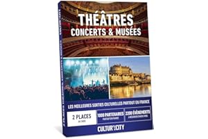 Cultur’in The City - Coffret Cadeau - Divertissement - Spectacles, Concerts, Musées - 2 À 3 Places