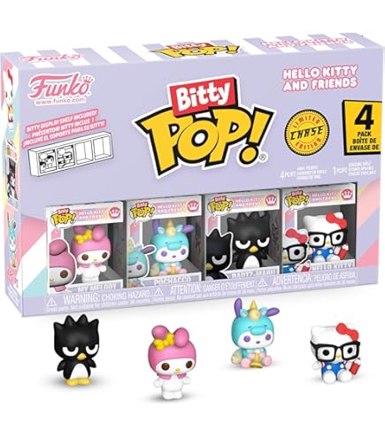 Funko Bitty Pop! Hello Kitty & Friends My Melody & Kuromi Vinyl Figures - Shop Action Figures & Dolls At H-E-B