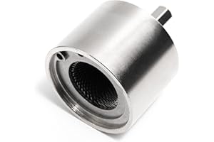 Vouyar 3/4" Full-Metal Copper Pipe Cleaner, Tube Cleaning Brush for Drill with Replaceable Brushes, for Professional Plumbers and Industrial Purposes