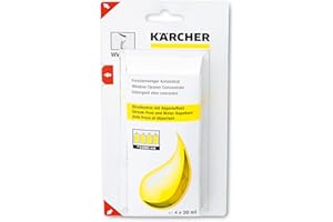 KÄRCHER Nettoyant vitres concentré (4 x 20 ml) détergent pour nettoyeurs de vitres