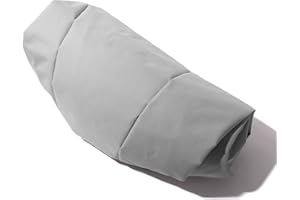 Avalon - Pouf Poltrona Sacco Grande L Jive Senza Imbottitura, Puffo per Sedersi Comodo, Pouf a Sacco in Tessuto Antistrappo e Impermeabile, Poltrona a Sacco, Made in Italy(80x125cm-Grigio)