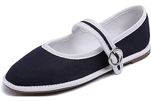 Feversole Ballerina Pelle Scamosciata Colorata con Cuscino in Memory Foam per amaretti da Donna