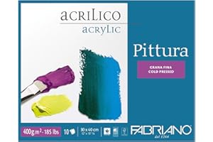 Fabriano Pittura 400 g (Pack of 10 Sheets, 30 x 40 cm White
