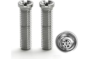 Jetstream 2 Piezas Hueco para Fregadero, M12×45mm Tornillo Hueco para Fregadero, Tornillo Huecos para Válvula de Desagüe, para Reemplazar los Tornillos del Filtro del Fregaderos de la Cocina