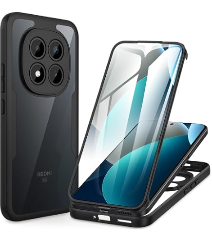 Cover Per Xiaomi Poco X5 5G / Redmi Note 12: Custodia Ibrida TPU+PC Cristallino, Antiurto Blu