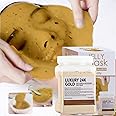 Lancity Jelly Mask Powder for Face Mask Skin Care, Natural Gel Facial Masks, Professional Peel Off hydrojelly Mask, Moisturizing & Hydrating for Wrinkles & Acne 23 Fl Oz (24K Gold)