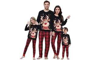 Neufigr Christmas Jumper,Family Matching Sweatshirt,Christmas Jumpers Set for Women Men Kids