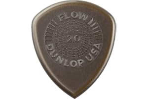 Jim Dunlop 549R200 Médiators Flow Standard Grip 2,00mm sachet de 24