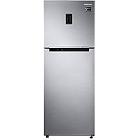 Samsung 324L 3 Star Inverter Frost Free Double Door Refrigerator (RT34T4513S8/HL, Elegant Inox, Convertible)