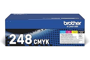 Brother Original TN-248VAL Tonerkartuschen Value Pack Cyan/Magenta/Gelb/Schwarz