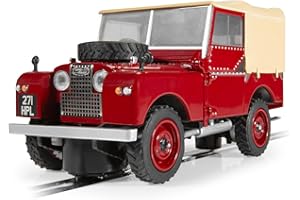 Scalextric Cars - C4493 Land Rover Series 1 - Poppy Red - Toy Slot Car for use with Race Tracks and Set - Gift Ideas for Kids and Adults, Accessories