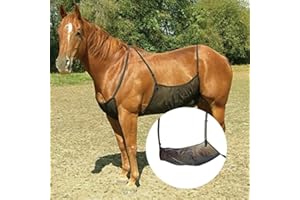Horse Belly Guard Horse Fly Belly Guard Adjustable Horse Belly Vented Protection Breathable Belly Mesh for Adults Weiting